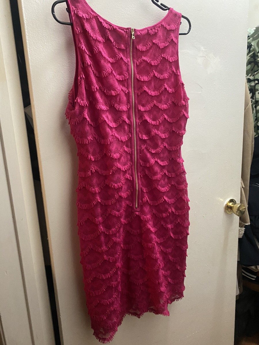 guess pink dress Marciano Halter-Neck Midi Dress