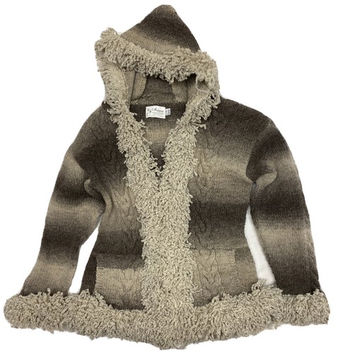 AMANO Artesanias Cable Knit Fringe Boho 
