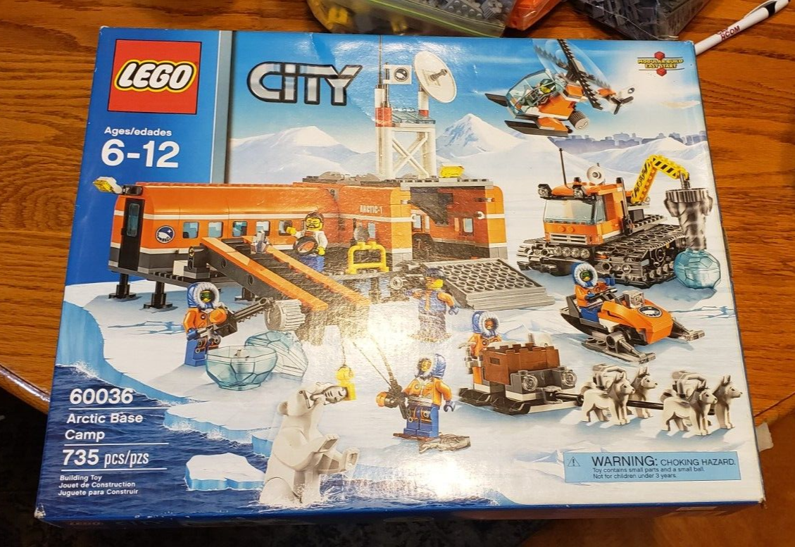 Lego Set City 60036 Artic Base Camp Toy Explorer Scientists
