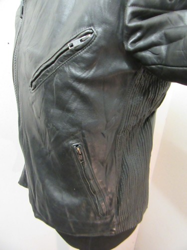 VINTAGE 80'S LEATHER PERFECTO MOTORCYCLE JACKET SIZE UKS, SEGURA ? - Picture 8 of 17