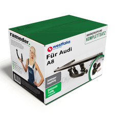 Westfalia Anhängerkupplung abnehmbar & 7poliger TowTec E-Satz für Audi A8 13- NP