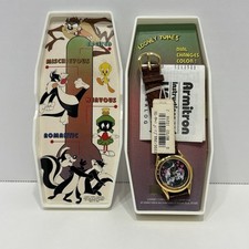 Reloj Armitron Looney Tunes Mood Pepe Le Pew con Caja Necesita Batería