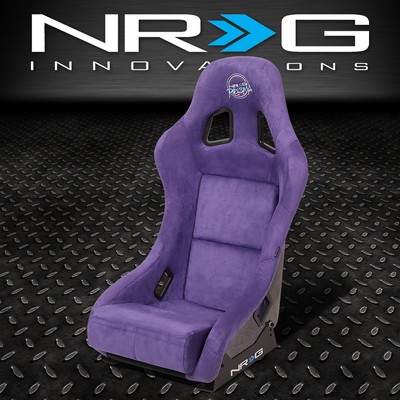NRG INNOVATIONS FRP-303PP-PRISMA PURPLE ALCANTARA BUCKET RACING
