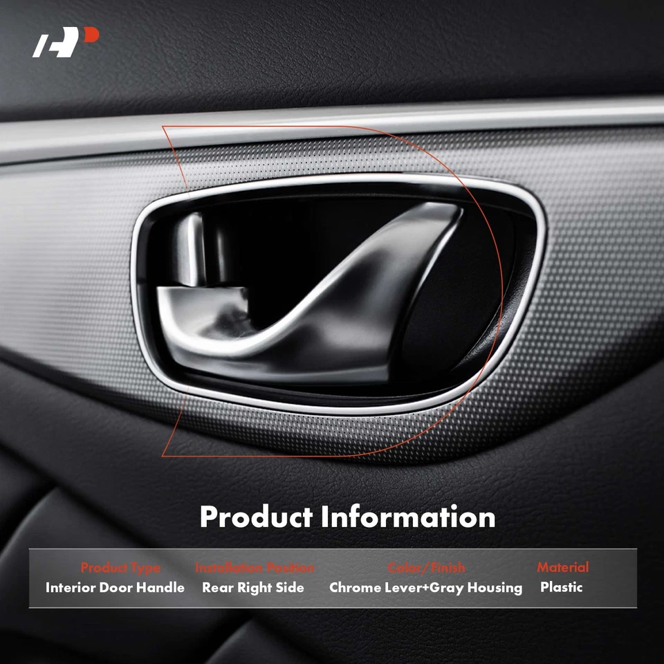 Maçaneta interna traseira direita A-Premium para Ford Explorer Police Interceptor Utility - Imagem 3 de 4