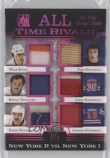 2017 Leaf ITG Used Magenta Prime /4 Mike Bossy Bryan Trottier Denis Potvin 0a4