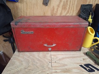 Vintage Snap On Toolbox 6 Drawer metal Filp Top See Description & Pic’s