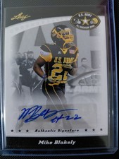 Leaf 2011 U.S. Army All-American Bowl Mike Blakely #BA-MB3 Autographed