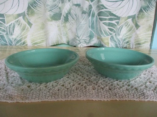 2 Fiesta Small Pie Baker Individual Casserole Retired Seamist