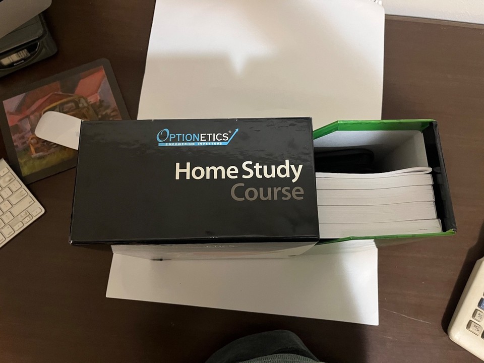 Optionetics Options Home Study Course 4 Books, 6 DVDs, & 14 CD Set ,j23 ...