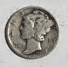 1937 S Mercury Dime