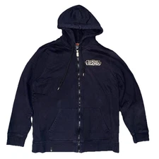 League Of Legends Riot Games Zip Up Hoodie Size XL Black And Gold Lightly Used