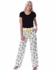 Disney Winnie The Pooh Women's Classic Character Art Loungewear Pajama Pants SzS