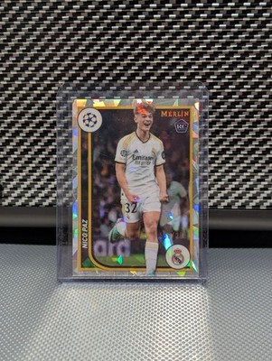 2023/24 Topps Merlin UCC Nico Paz Rookie Atomic Refractor /250 Real Madrid SP
