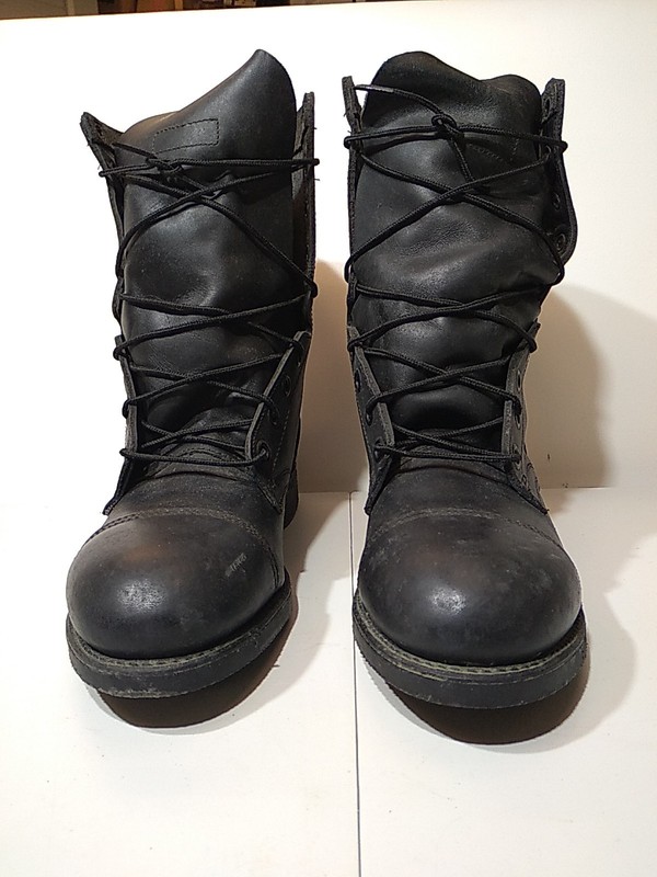 1985 BILTRITE STEEL TOE COMBAT BOOTS Size 8.5 W ANSI Z41.1-1983/75 NICE