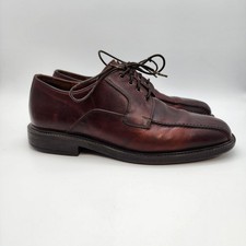 Johnston Murphy Mens Brown Upton Oxford Dress Shoes Mens 9M Leather 20-7110