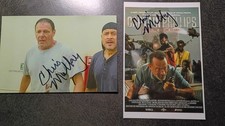 CHRIS MULKEY 2 Hand Signed Autograph 4X6 Photo S & CARD -ACTOR CAPTAIN PHILLIPS