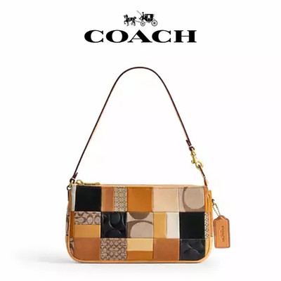 COACH Plaza Bag 25 Patchwork Brown Multicolor CFB84 B4/BM | eBay