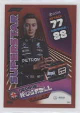2022 Topps F1 Turbo Attax Superstars Red George Russell #302 0n2t
