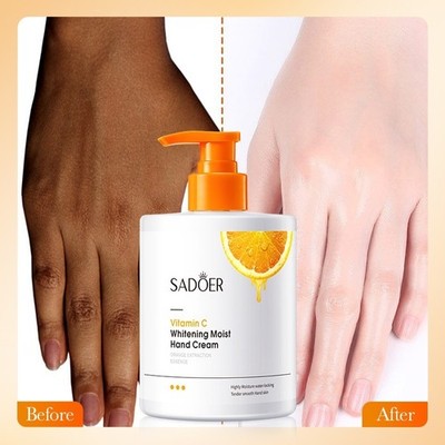 Vitamin C Whitening Hand Cream   Feuchtigkeitspflege Orange 450g