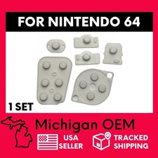 Replacement N64 Controller Conductive Rubber Pad Set Repair Kit for Nintendo 64