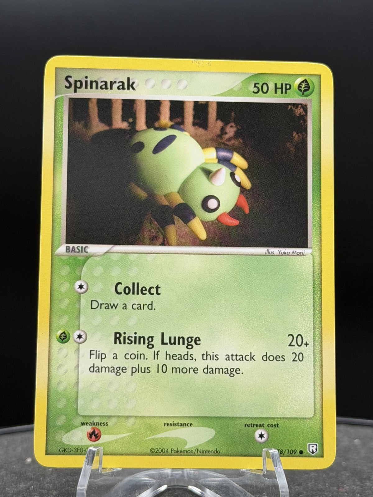 2004 Pokemon TEAM ROCKET RETURNS - #78 Spinarak NM
