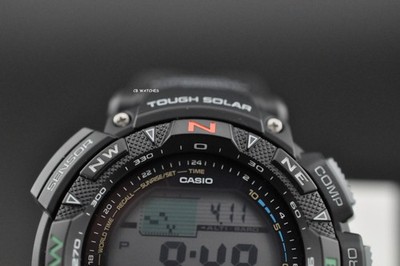 Casio Protrek Triple Sensor Solar Powered Resin Men's Watch PRG