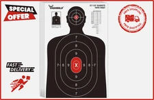 Shooting Range Paper Target 23x35", Silhouette for Handguns, Rifles, Airguns