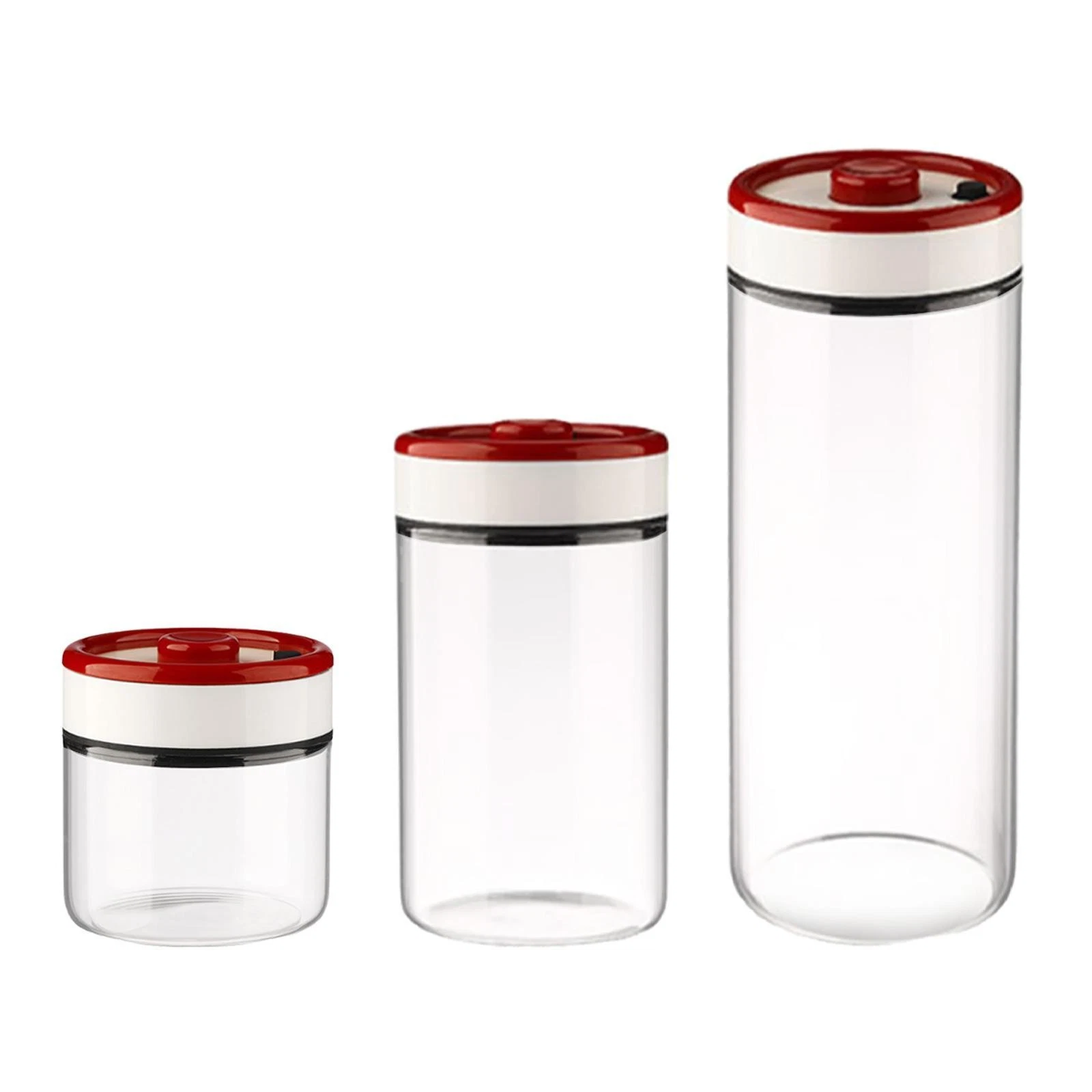 Coffee Bean Container Food Container Glass,Airtight,Keep Food Fresh,Clear rage