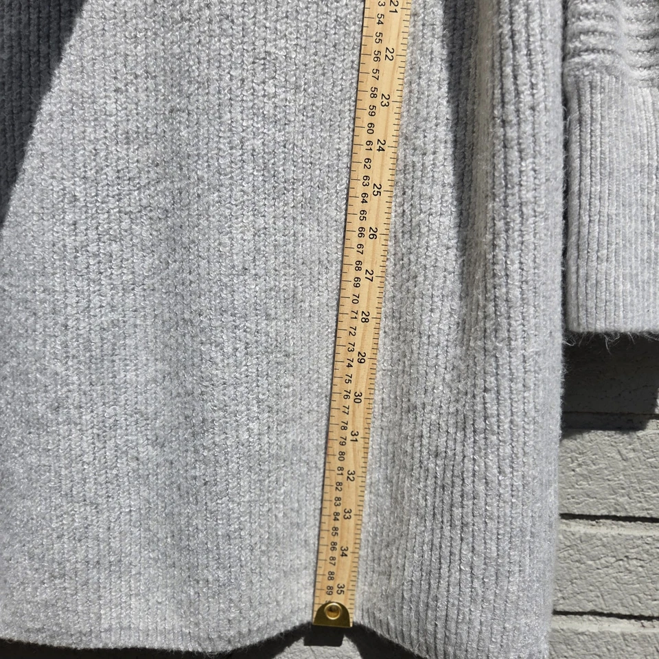 SO Goods for Life Suéter Sudadera Vestido XL Gris Manga Larga Tejido Túnica Acogedor Otoño Foto 4 de 4