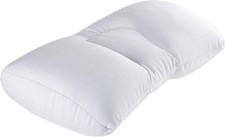 White Microbead Pillow for Sleeping and Travel