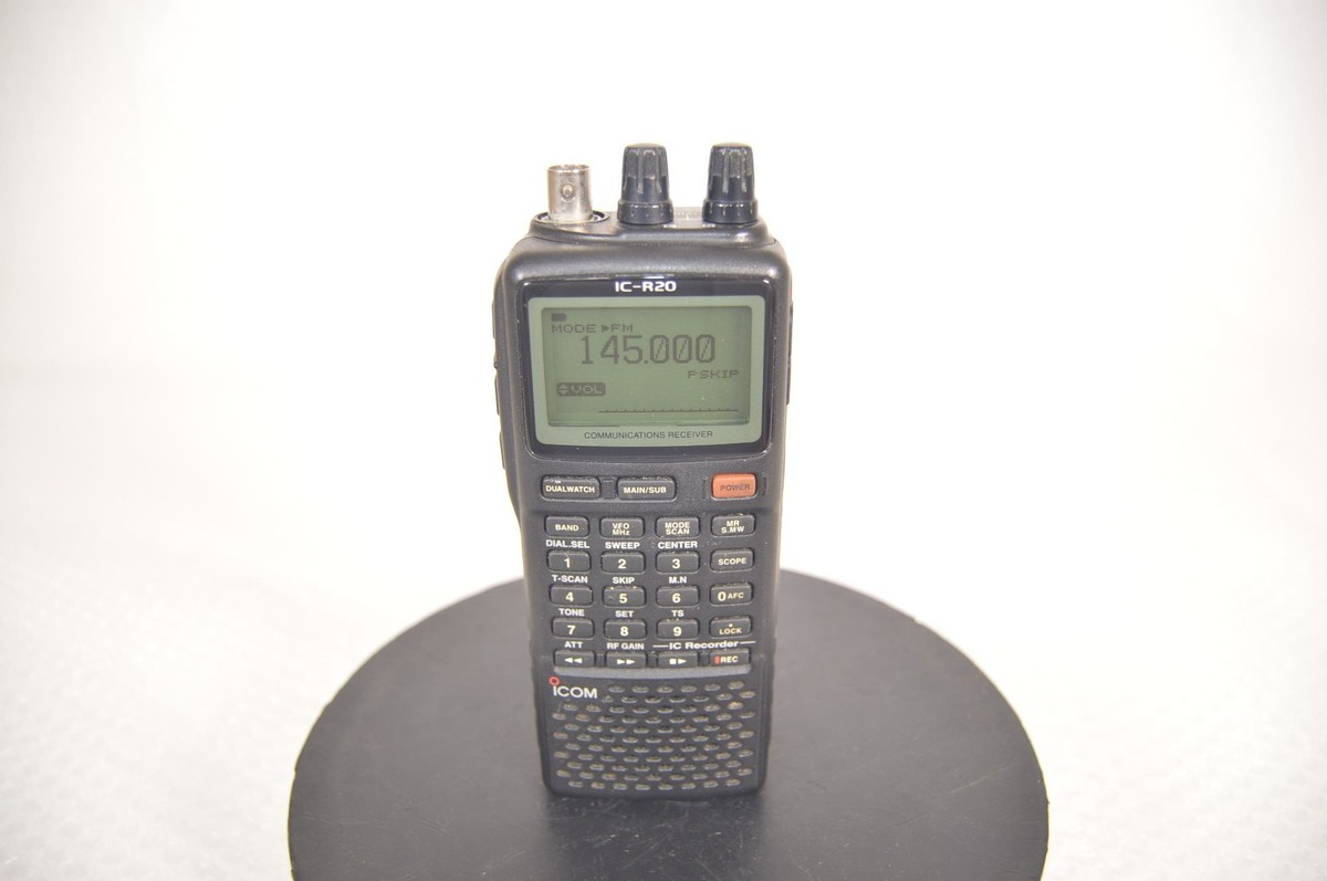 Scanner Radio Icom IC-R20 Multimode 1000 Canaux - VHF/UHF/HF - Occasion Très Bon État