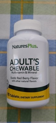Multivitamin Kautabletten v. Nature's Plus  Rotbeerengeschmack
