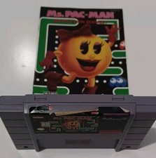 Nintendo Super Nes Ms Pac Man