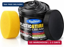 Black Trim Restorer, Plastic Restorer for Cars Restore Faded Bumpers, Plasti...