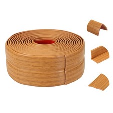 Wall Corner Protector, 1.6 in x 10 ft Peel and Stick Molding Trim, Yellow Oak