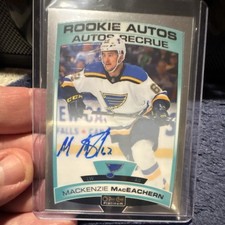 2019-20 O-Pee-Chee Platinum Rookie Auto MacKenzie MacEachern Blues #R-MM