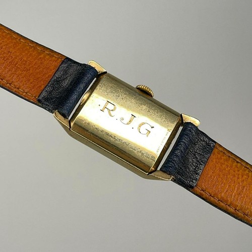 Longines ”Tank” Manual Wind Cal.9LT, 10K Yellow Gold Filled, Good Timekeeping - Picture 6 of 8