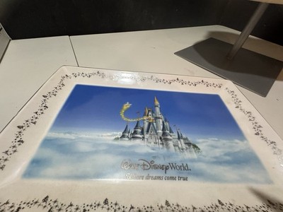 Walt Disney World Where Dreams Come True Souvenir Plate Cinderella's Castle 