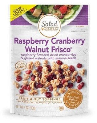 Salad Pizazz Culinary Toppers Raspberry Cranberry Walnut Frisco 2 Pack