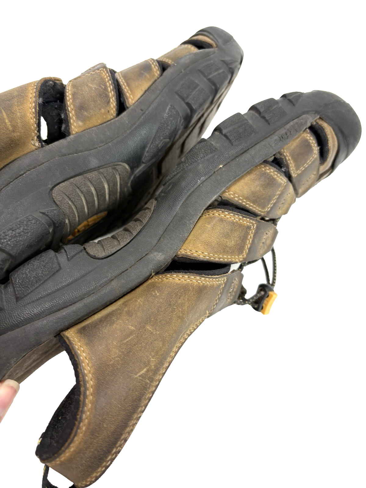 Keen Newport sandalo uomo pelle marrone punta chiusa impermeabile escursionismo sportivo 10