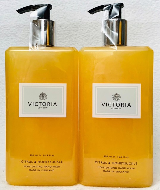 2 Victoria London CITRUS HONEYSUCKLE Moisturizing Liquid Hand Wash Soap