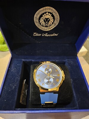 Elico Assoulini KM76095 Luxury Wrist Watch 50mm Blue Face | eBay display picture 1