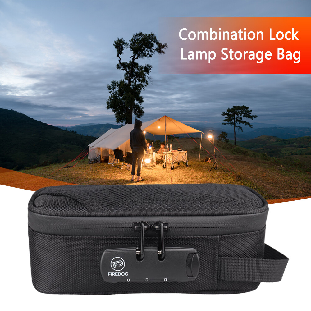 Camping Storage Bag Cigarette Smoking Pipe Bag Odor Proof with Lock