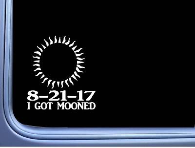 I got Mooned Eclipse L407 6'' decal sticker sun moon total solar
