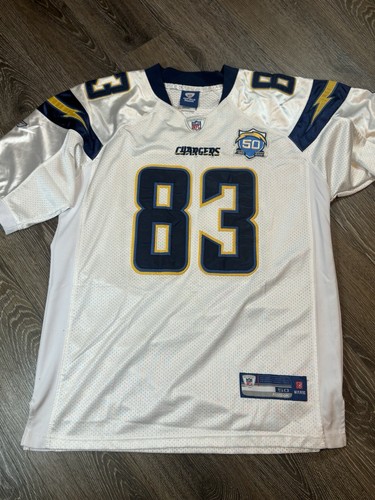 Maglia cucita Reebok On Field San Diego Chargers Vincent Jackson #85 taglia 50 - Foto 4 di 9