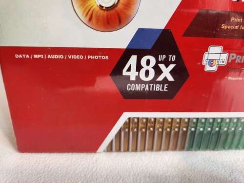 TDK Print On CD-R 80 MIN 700 MB 48X, CASE 50er Pack Brandneu VERSIEGELT Beschreibbar - Bild 4 von 8