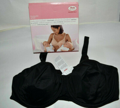 NIB Anita 5068 Underwire nursing bra 38C Black 