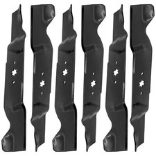 18 1/2 pulgadas x 6 puntos estrella 54" cubierta muescada hoja de elevación media para MTD Cub Cadet