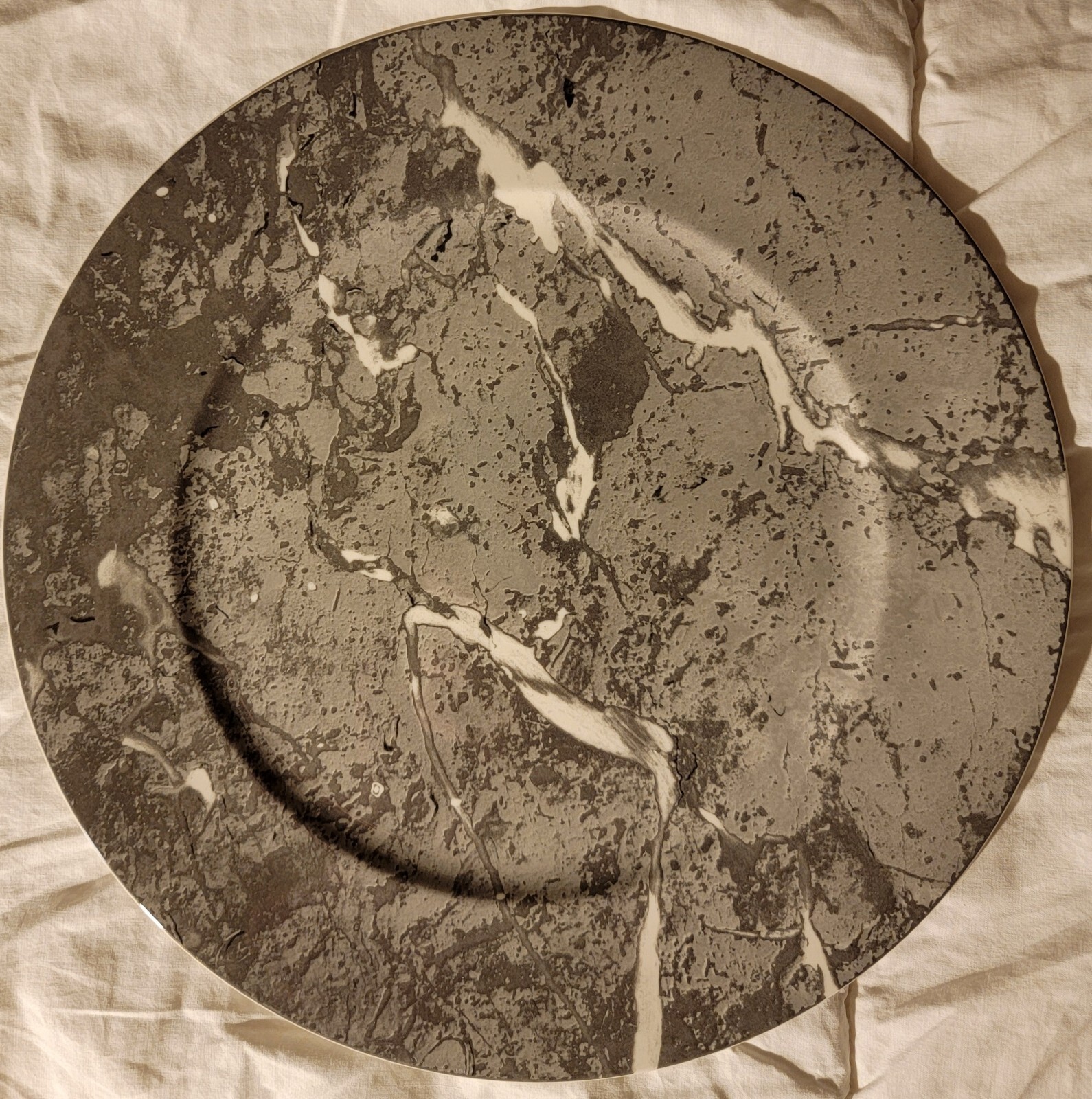 (1) Villeroy & Boch Marble Grey Dinner Plate 11.25" Garanti Love