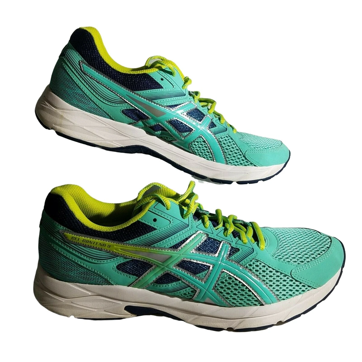 Asics T5F9N 3889 GEL Contend 3 Turquoise Blue Women s Running Shoes Size 11 US